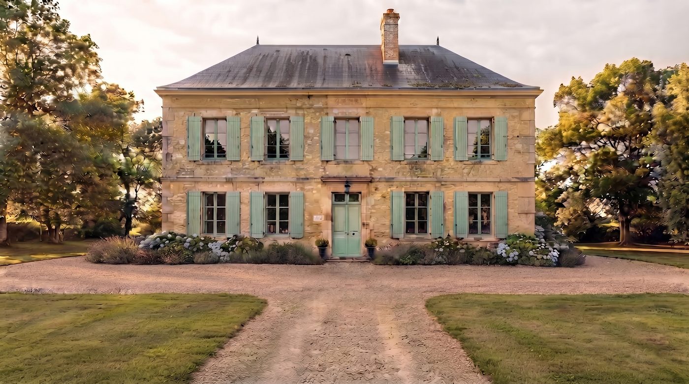 Maison de maître avant sa division en appartements